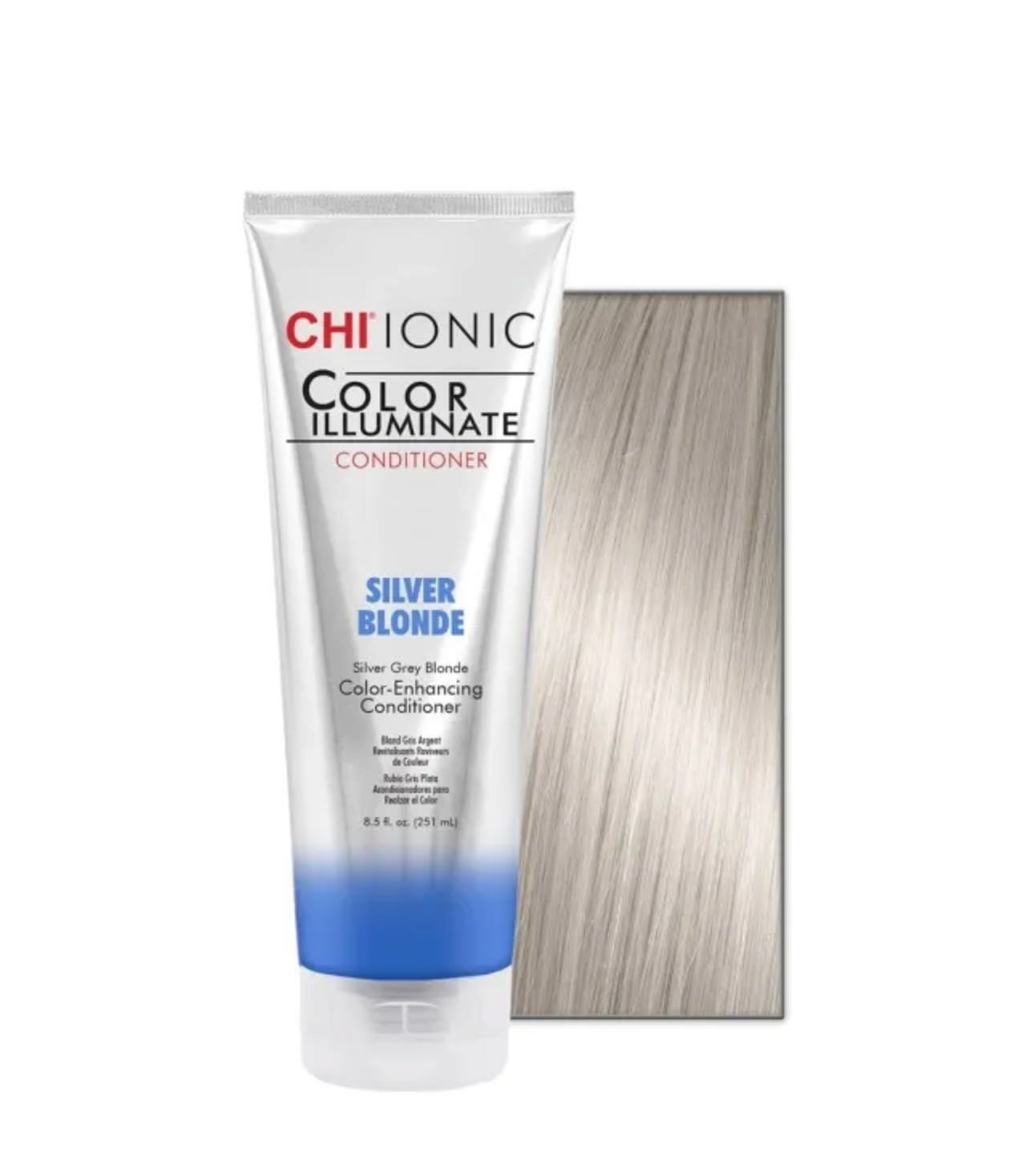 CHI Color Illuminate Conditioner – Silver Blonde, 251 ml.