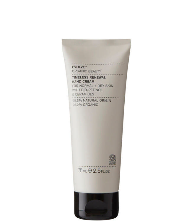 Evolve Organic Beauty Timeless Renewal Hand Cream, 75 ml.