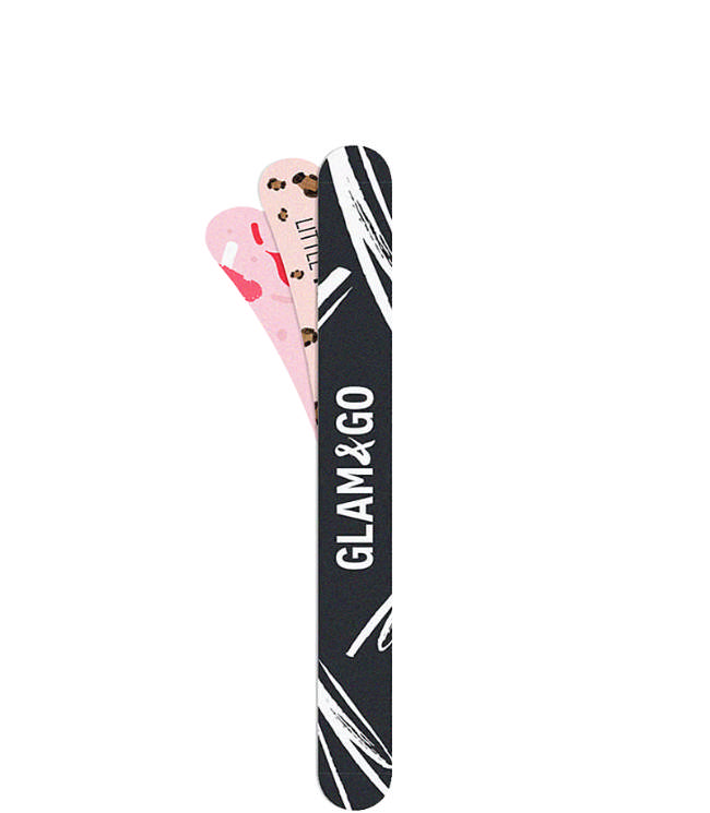 Le Mini Macaron Nail File (6-in-1 Peel Off) Glam & Go