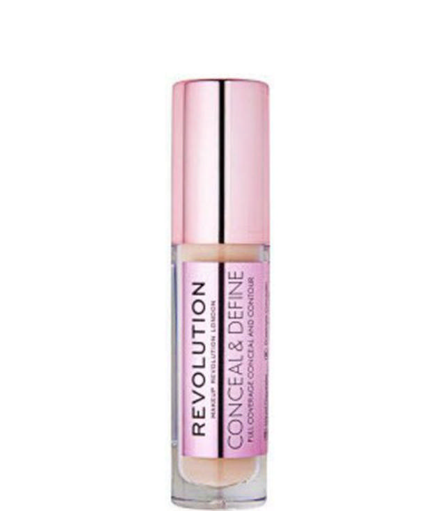 Makeup Revolution Conceal and Define Concealer - C6, 3,4 ml.