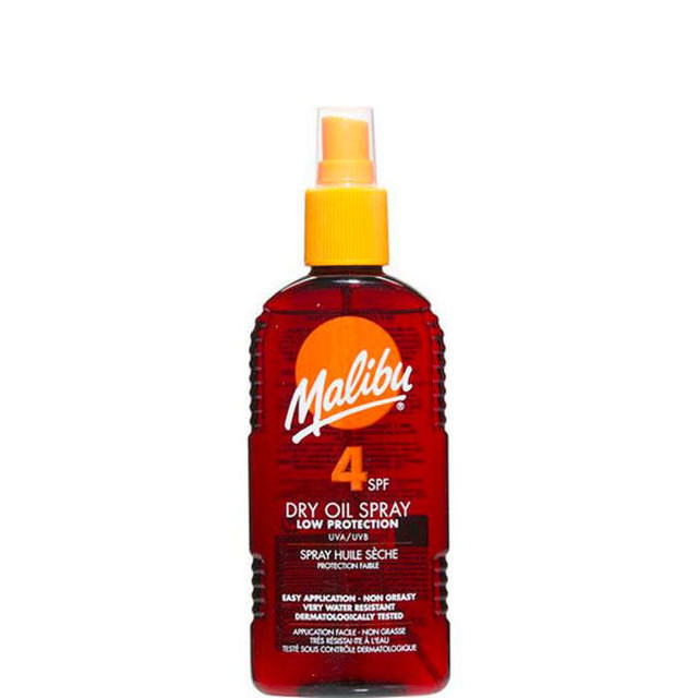 Malibu Dry Oil Spray SPF4, 200 ml.