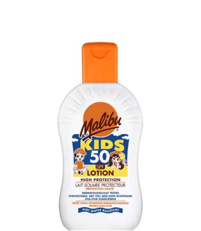 Malibu High Protection Kids Lotion SPF50, 200 ml.