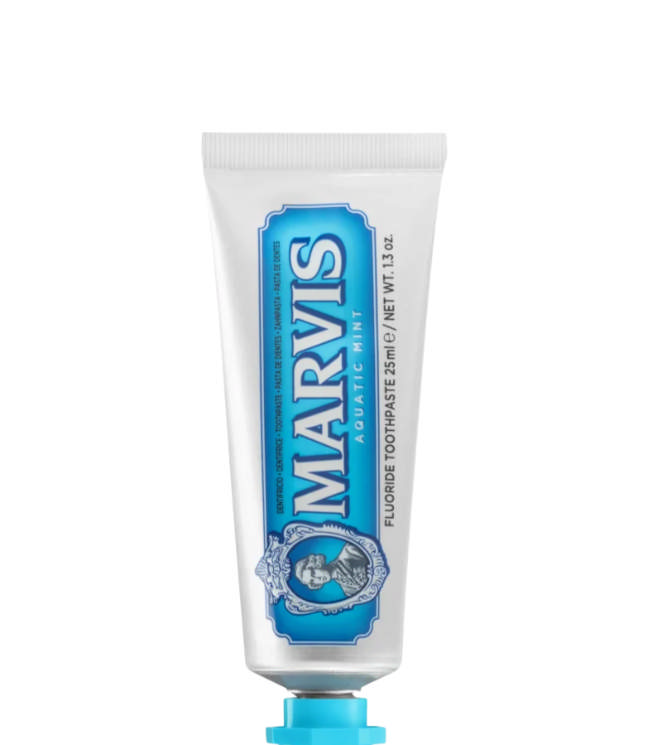 Marvis Aquatic Mint Tandpasta, 25 ml. (Rejsestørrelse)