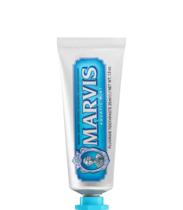 Marvis Aquatic Mint Tandpasta, 25 ml. (Rejsestørrelse)