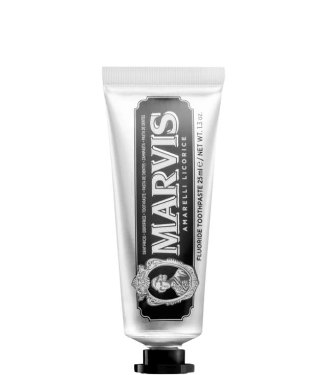 Marvis Licorice Mint Tandpasta, 25 ml. (Rejsestørrelse)