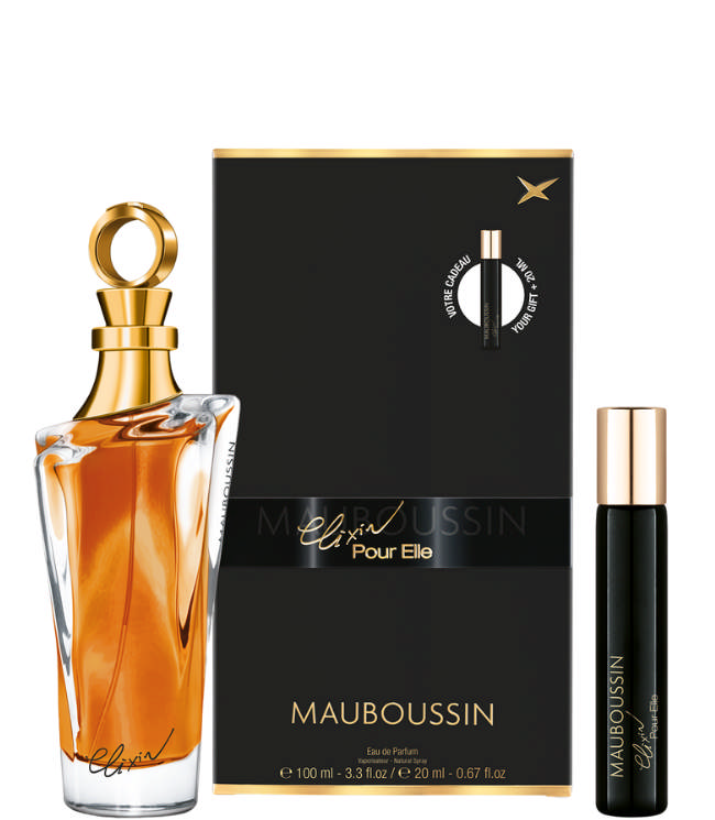 Mauboussin Elixir Pour Elle Travel Edition - EDP 100 ml. + Travel Spray EDP 20 ml.