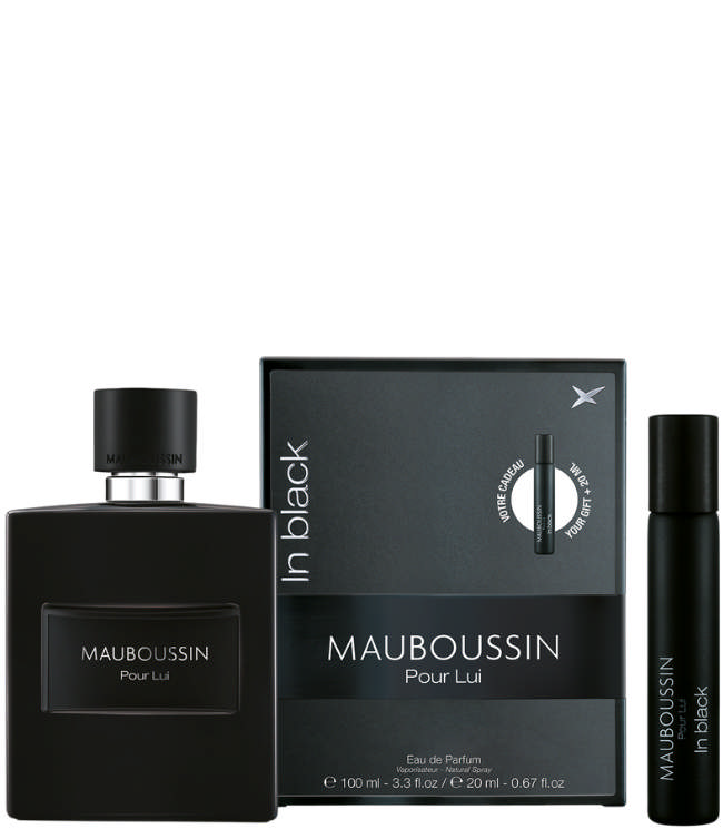 Mauboussin Pour Lui In Black Travel Edition - EDP 100 ml. + Travel Spray EDP 20 ml.