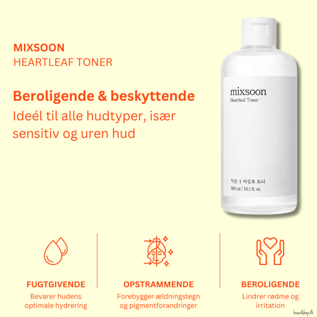 Mixsoon Heartleaf Toner, 300 ml.