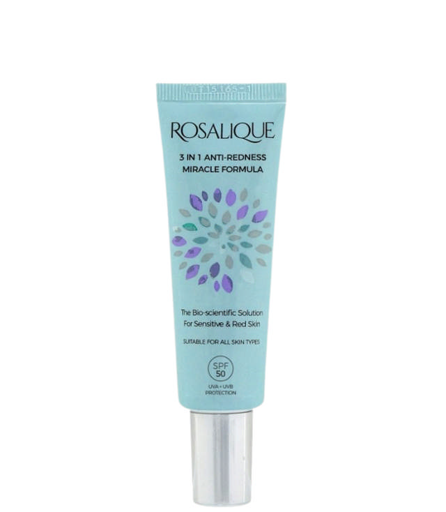 Rosalique 3-In-1 Anti-Redness Miracle Formula SPF50, 30 ml.