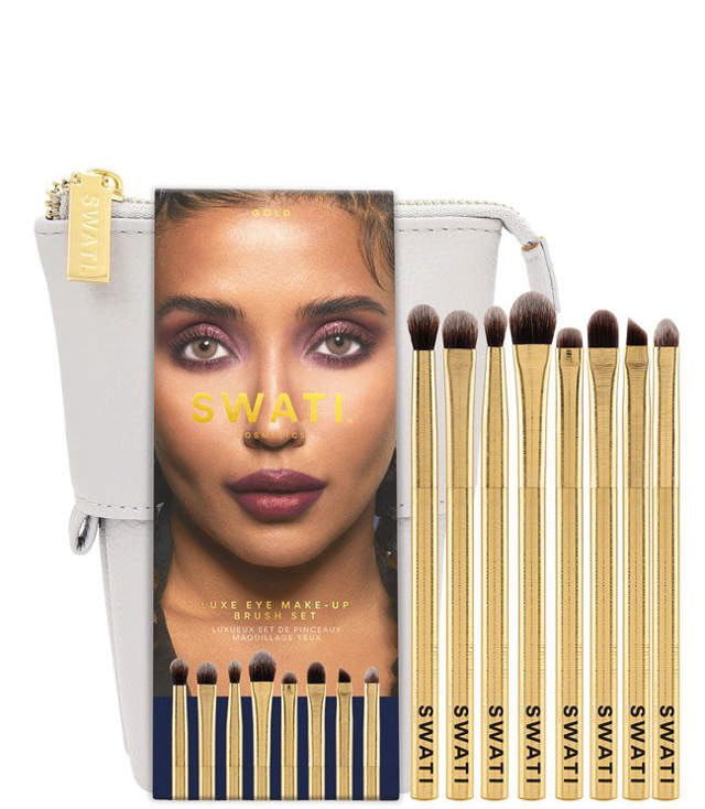 SWATI Cosmetics Deluxe Eye Brush Set, 8 stk.